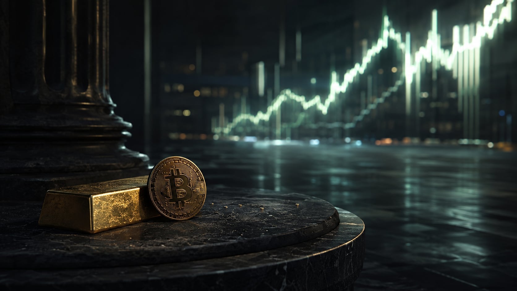 Weekly Signal cover — gold-and-bitcoin: Bitcoin — New Life for the Coins and the Stocks