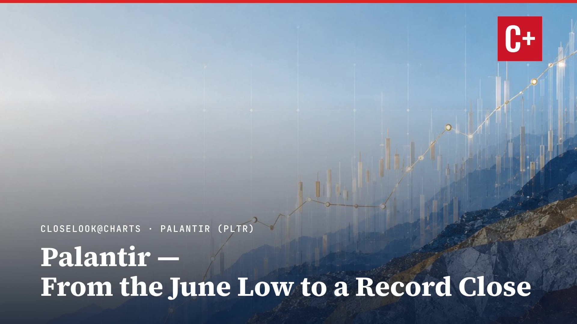 Palantir — From the June Low to a Record Close